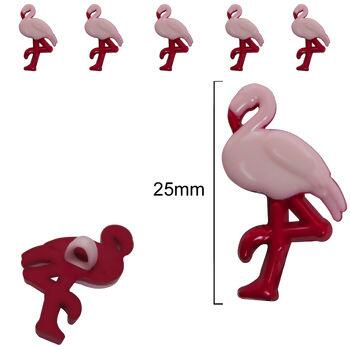 Botão Infantil Flamingo